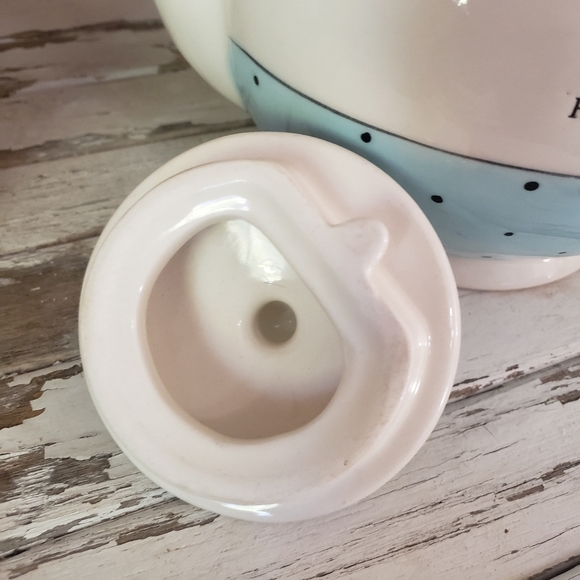 Rae Dunn tea pot - Picture 3 of 4